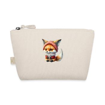 Renard de Noël mignon - Trousse biologique - nature - Devant