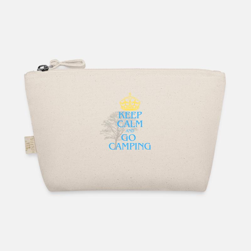 Keep Calm and Go Camping Bio-Täschchen