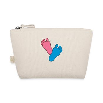 Bébé Pieds Fille Garçon - Trousse biologique - nature - Devant