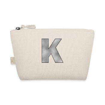 Lettre K Argent - Trousse biologique - nature - Devant