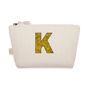 Lettre K Or - Trousse biologique - nature - Devant