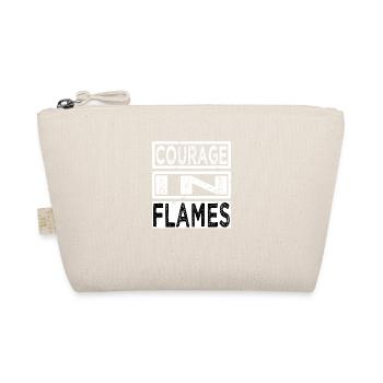 humor bravery funny sayings life saver quote - Organic Pouch - nature - Front
