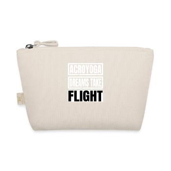 fitness present idea funny quote jokes flexibility - Organic Pouch - nature - Front