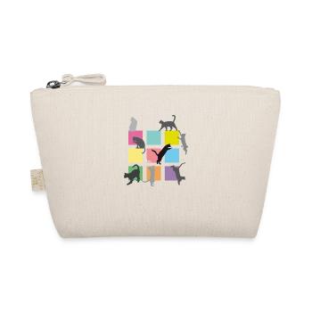 Cat Home2 - Bo-Grafik - Bio-Täschchen - Natur - Vorne