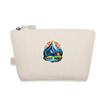 Mountain Nature Hiking Climbing Lake - Organic Pouch - nature - Front