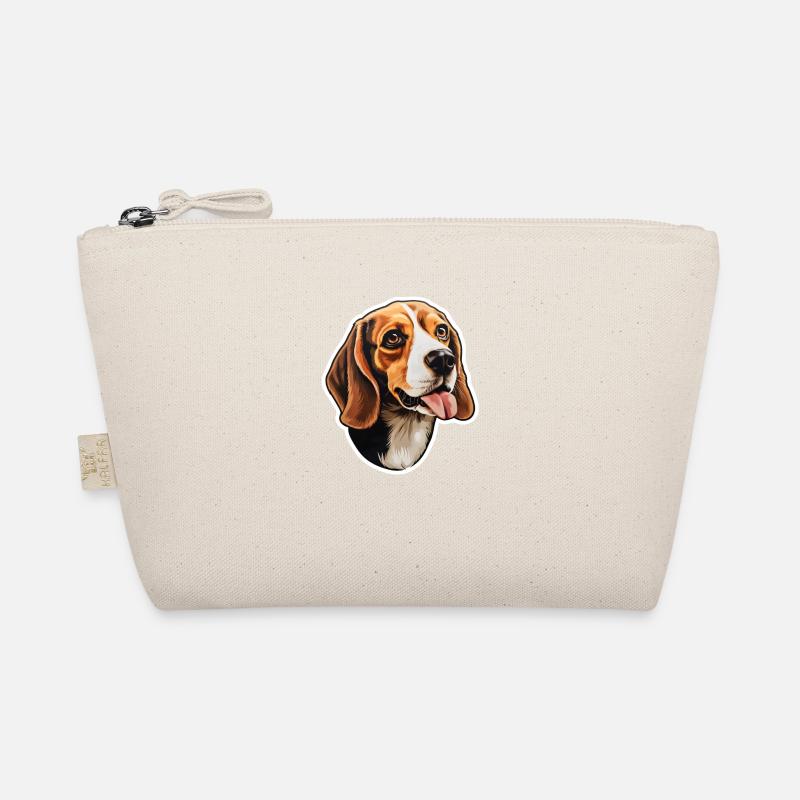 Beagle Head Organic Pouch