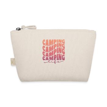 Camping Camping Camping Life - Bio-Täschchen - Natur - Vorne