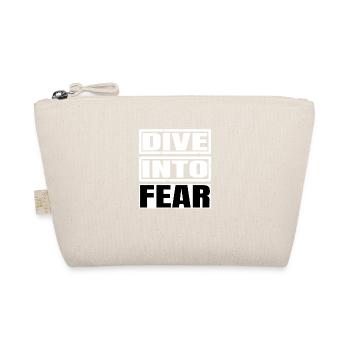 Bungee Jumping Safety Courage - Organic Pouch - nature - Front