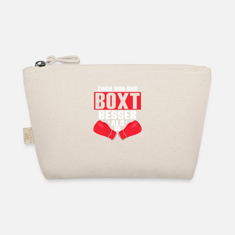 One of us boxes better than you Boxer Boxing Organic Pouch