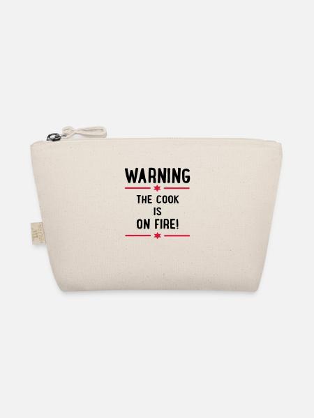Funny sayings for chefs - Organic Pouch - nature - Front
