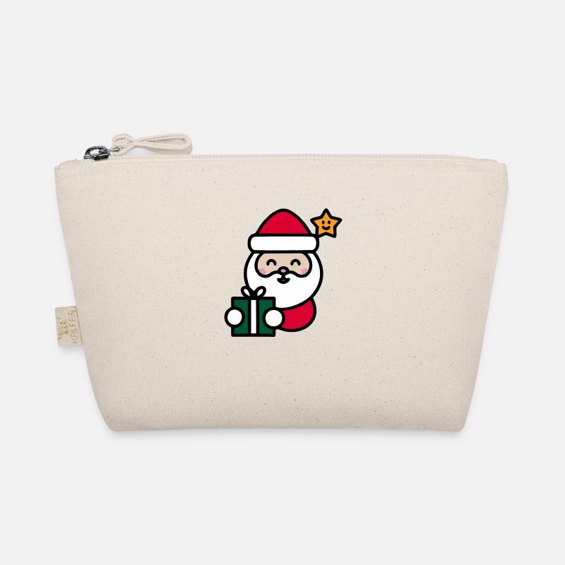 Funny Santa - Organic Pouch - nature