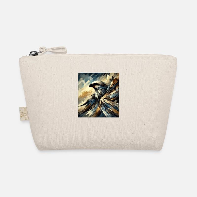 Abstract Eagle Organic Pouch
