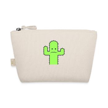 Cactus Face Fear Spikes Desert Funny Cacti - Organic Pouch - nature - Front