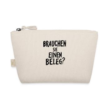 Avez-vous besoin d’un reçu ? -noir - Trousse biologique - nature - Devant
