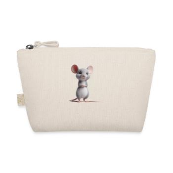 Maus 4 - Bio-Täschchen - Natur - Vorne