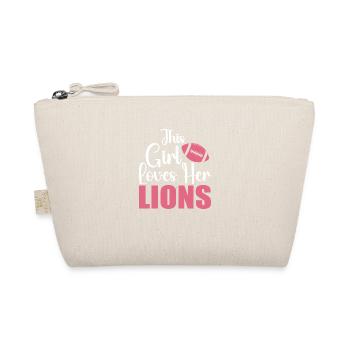 this girl loves her lions - Trousse biologique - nature - Devant