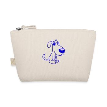 chien assis petit jolie dame arc femelle - Trousse biologique - nature - Devant