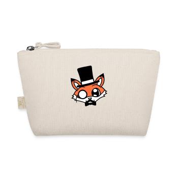 Fox Red Fox Sir Mr. Top Hat Monocle Glasses - Organic Pouch - nature - Front