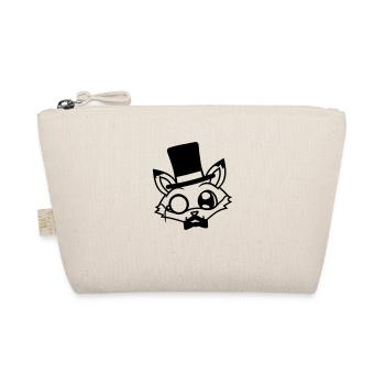 Fuchs Rotfuchs Sir Mr. Zylinder Hut Monokel Brille - Bio-Täschchen - Natur - Vorne