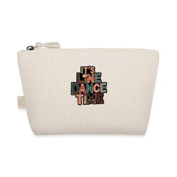 Line Dance Time Line Dancing my passion - Organic Pouch - nature - Front