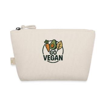Go Vegan - Organic Pouch - nature - Front