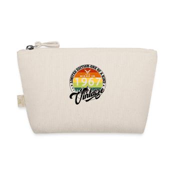 1967 Birthday Born in 1967 vintage Retro. Editio - Organic Pouch - nature - Front