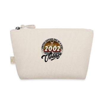 Eleganter Vintage: 2002 Retro Geschenk 2002 2025 - Bio-Täschchen - Natur - Vorne
