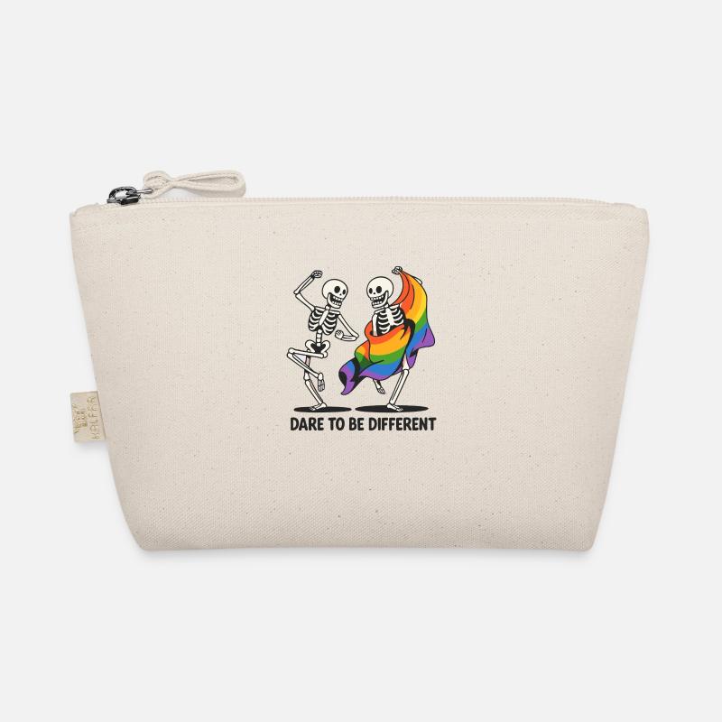 Dare To Be Different Skeletons Organic Pouch