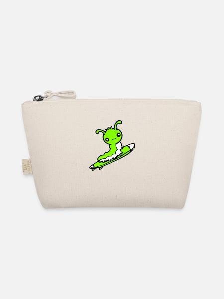 Caterpillar Surfer Surf Planche de surf Vagues de mer Riding - Trousse biologique - nature - Devant