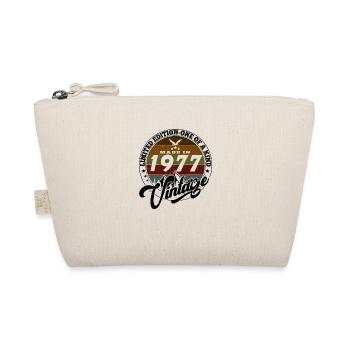 Eleganter Vintage: 1977 Retro Geschenk 1977 2025 - Bio-Täschchen - Natur - Vorne
