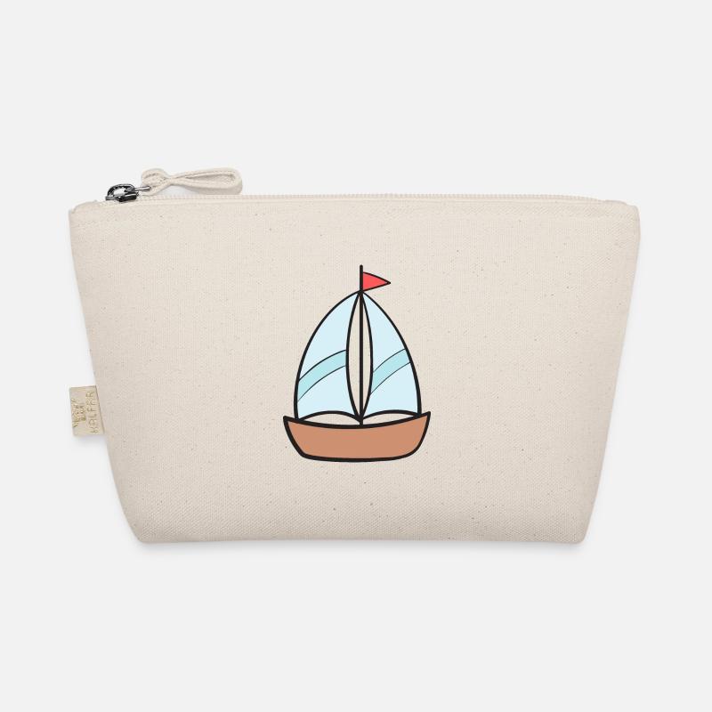 Boat Ship Sailing Ship Organic Pouch