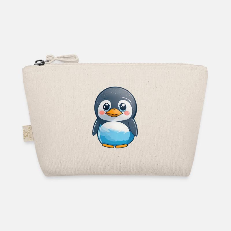 Totally cute penguin Organic Pouch
