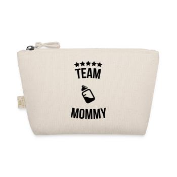 Team Mommy Mummy mother bottle milk - Organic Pouch - nature - Front