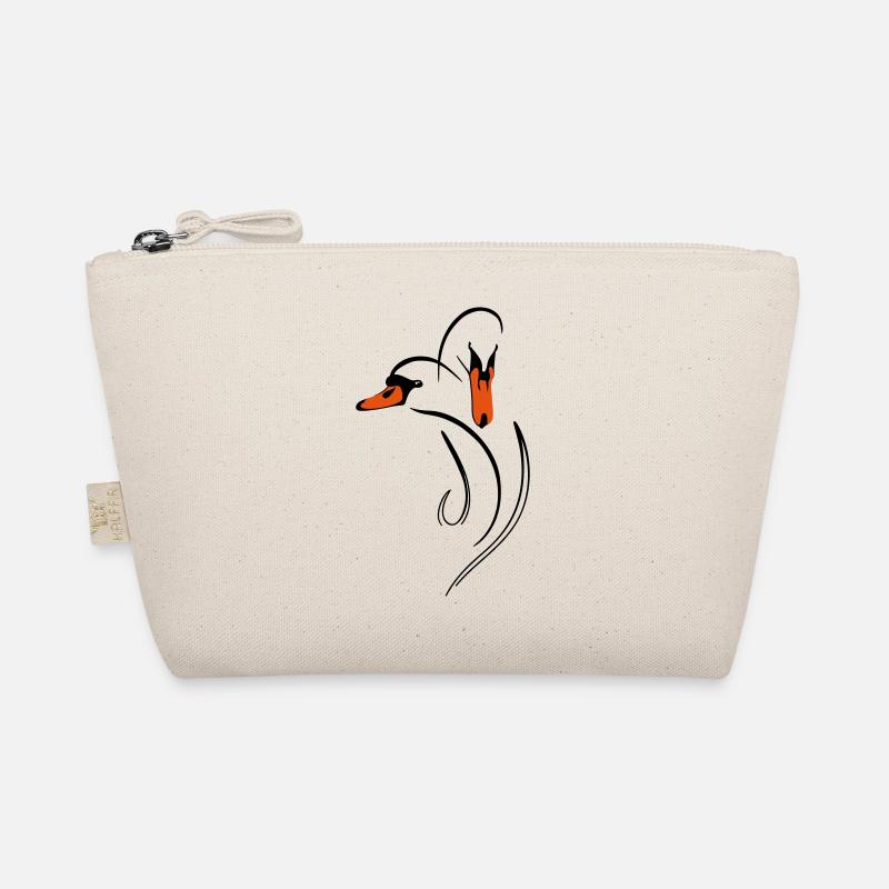 Duo de cygnes amoureux Trousse biologique