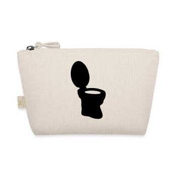 Toilet bowl WC Symbol - Organic Pouch - nature - Front