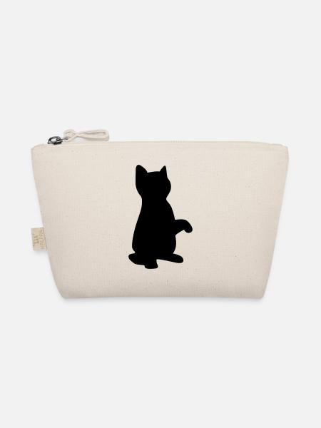 cat kitten - Organic Pouch - nature