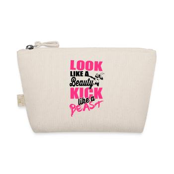 Kick like a beast - Bio-Täschchen - Natur - Vorne
