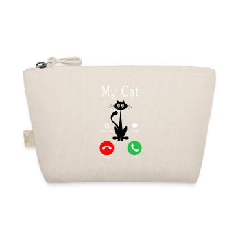 Cat is Calling - Bio-Täschchen - Natur - Vorne