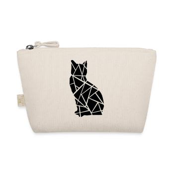 Geometrie Katze 04 - Bio-Täschchen - Natur - Vorne
