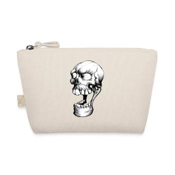 Smiley Skull - Bio-Täschchen - Natur - Vorne