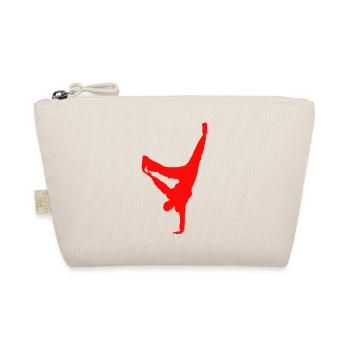 break dancing - Organic Pouch - nature - Front
