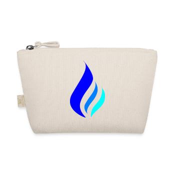 Blaue Flamme - Blue Flame - Bio-Täschchen - Natur - Vorne