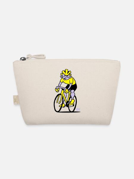 Cyclist - Cycling - Organic Pouch - nature - Front