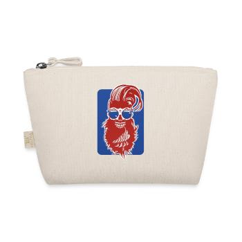 tete de mort hipster barbu skull crane design fant - Trousse biologique - nature - Devant