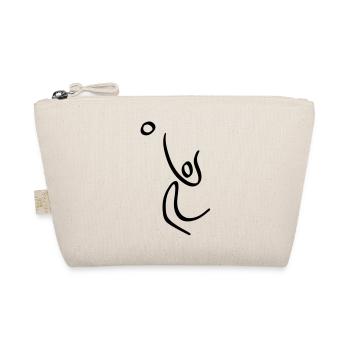 Volleyball Icon - Organic Pouch - nature - Front