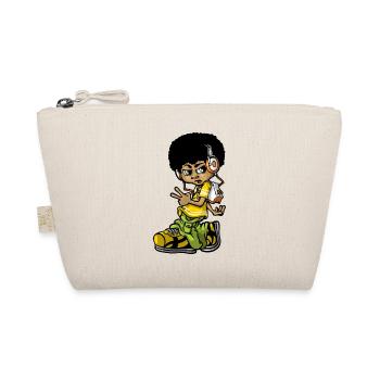 VIntage hip hop b-boy - Organic Pouch - nature - Front