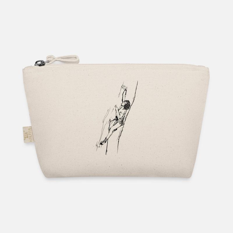 80s climbing motif Organic Pouch