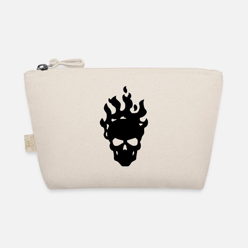 skull - Organic Pouch - nature