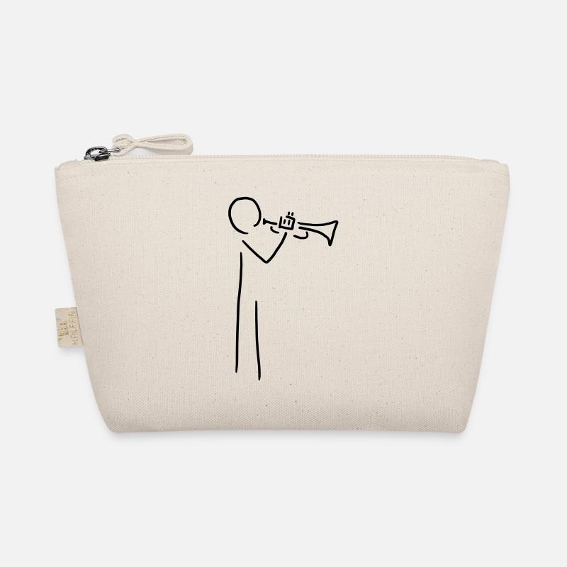 trompeter mit trompete Bio-Täschchen