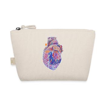 herz 77 anatomisch herzlich heart - Bio-Täschchen - Natur - Vorne